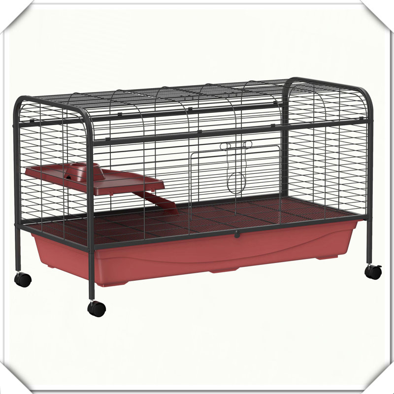 Cage pour petits animaux avec rampe plateforme pour petits animaux