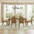Katia 7-piece Dining Table Set For 6 With Cane-back Chairs-32553650