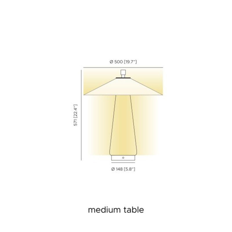 Asia Table Lamp, Brushed Bronze