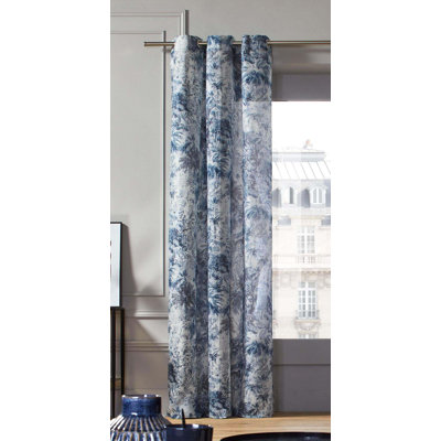 Linen Semi Sheer Single Curtain Single Panel