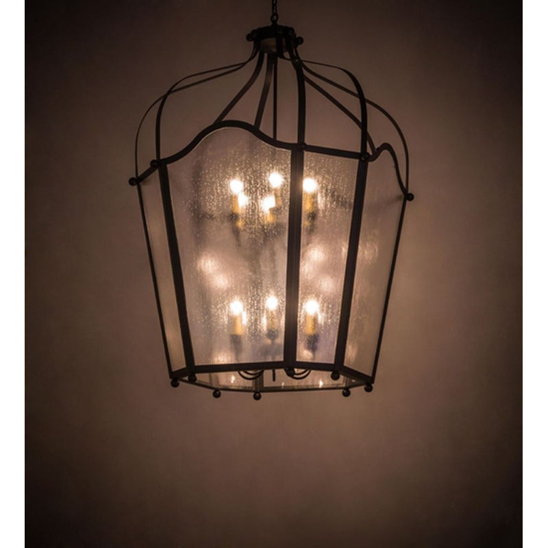 Citadel 12 - Light Chandelier, Textured Black
