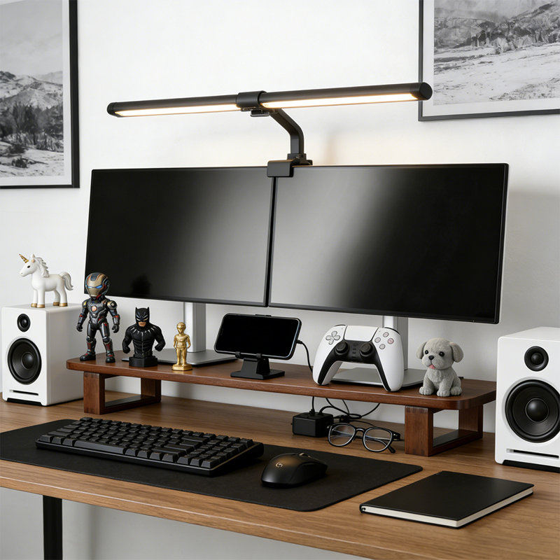 Solid Wood Monitor Stand