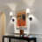 1-Light Wall Sconce Wall Lamp With Fabric Shade (Set Of 2)