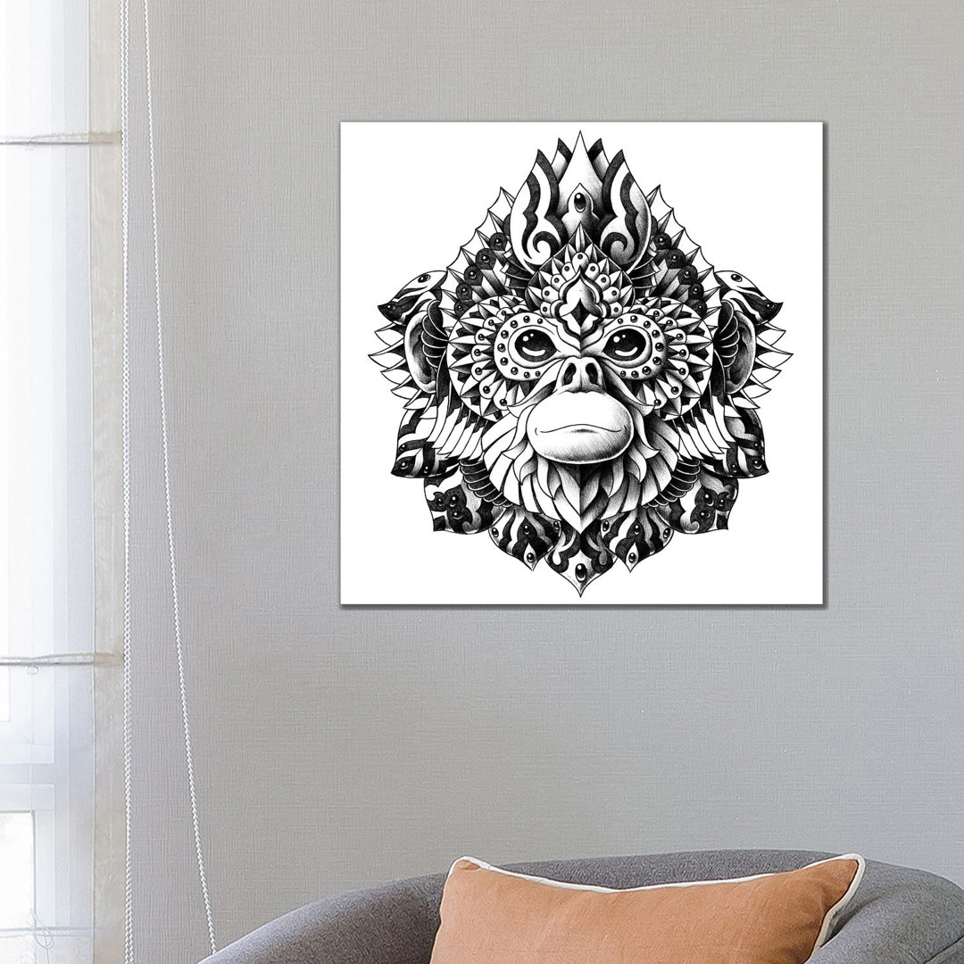 Snub-Nosed Monkey by Bioworkz - Wrapped Canvas Art Prints