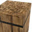 Pierre Solid Wood Block End Table