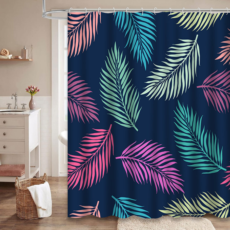 Rideau de douche Summer Exotic Floral, L 72 po x l 72 po