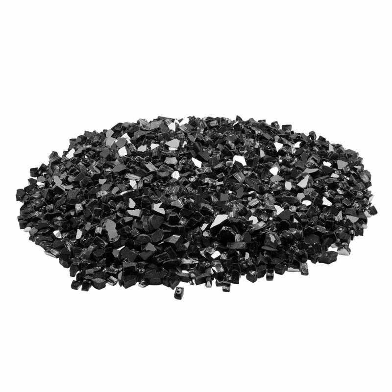 Roches de foyer en verre 10 po pour foyer extérieur 10 lb