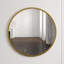 Aline Round Metal Wall Mirror
