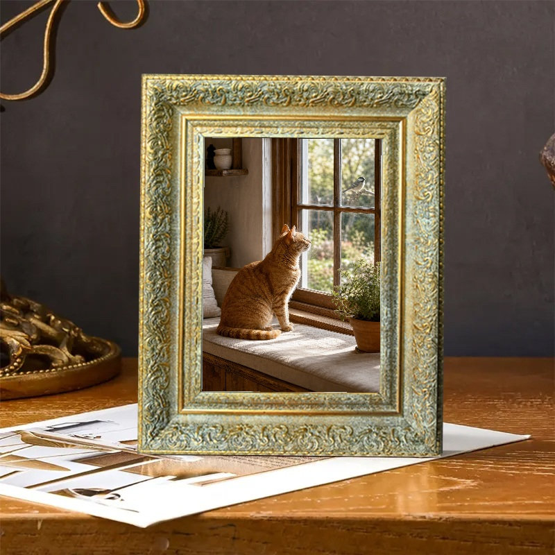 Cadre 3 pièces de style antique antique doré pour photos et cadeaux de 8 po x 10 po, Antique Gold, 3, 8" W x 10" H
