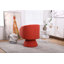 Fauteuil d'appoint pivotant, fauteuil demi-tonneau rond