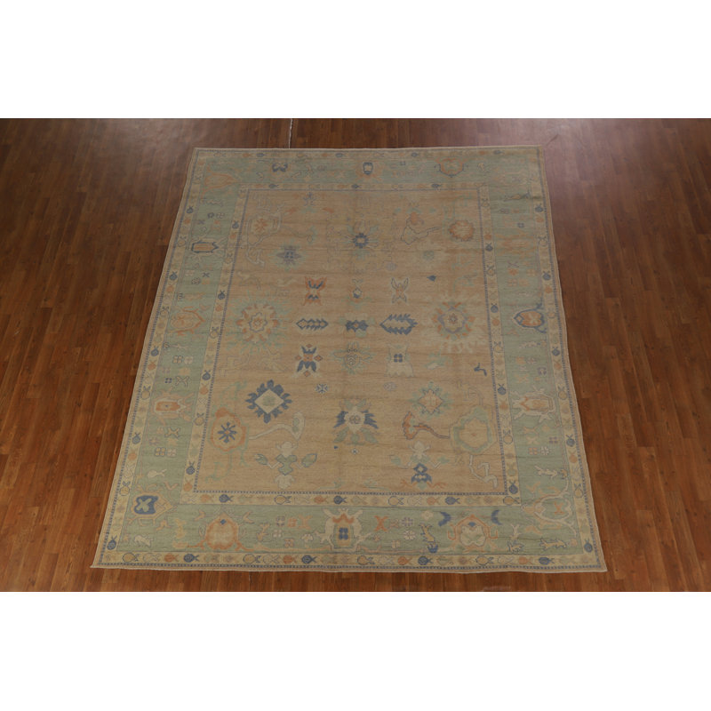 Vegetable Dye Oushak Turkish Area Rug 8x10