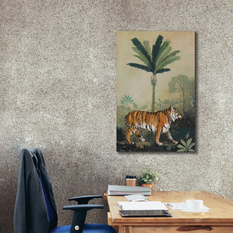 «Epic Graffiti» «King Of The Jungle 1» par Julia Purinton, art mural sur toile, H 40 po x l 26 po x P 1,5 po