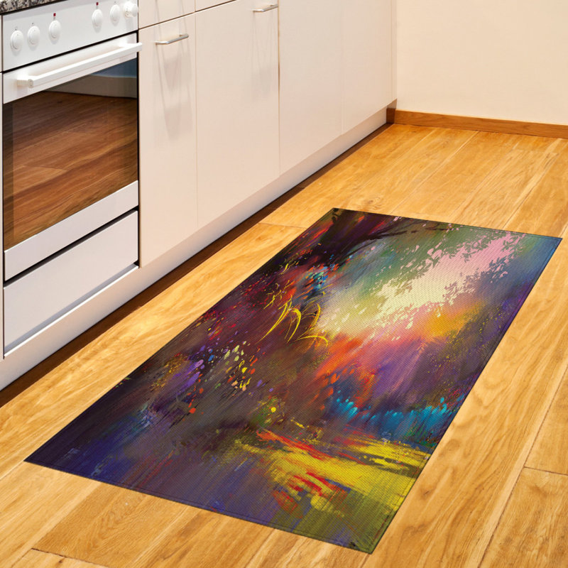 Fantasy Brown Area Rug, Rectangle 2'7" x 5'