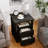 18"Farmhouse Wood Nightstand Set Of 2 With Charging Station, Drawers & Open Shelf - Modern Bedside End Table For Bedroom/Living Room-177051553-177051555