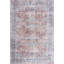 Tapis traditionnel lavable antidérapant - brique / bleu foncé -489157834