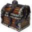 Nautical Octopus Tentacles On Small Treasure Chest Decorative Trinket Box Figure