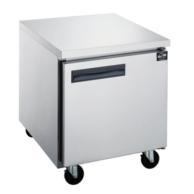29.2 in. W 7 cu. ft. Commercial Under Counter Refrigerator in Stainless Steel