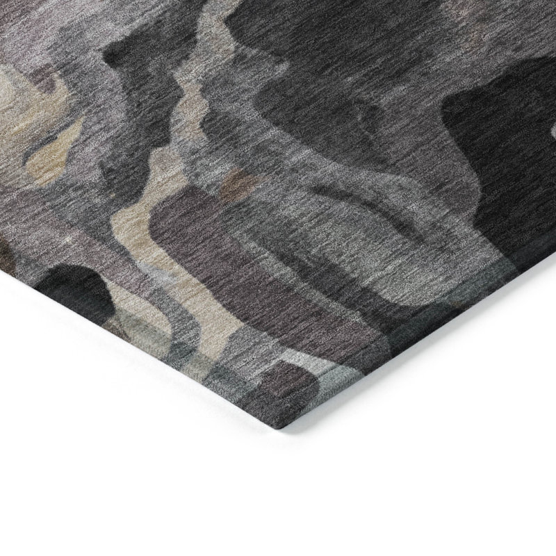Machine Washable Indoor/Outdoor Colman ACN2162 Modern Rug, Runner 2'3" x 7'6"