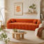 98.4 " Corduroy Sofa-1451605299-1451605309