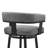 Kellum Swivel Counter and Bar Height Barstool with Arms in Faux Leather Upholstery and Metal Legs-90763181-90763187-90850233