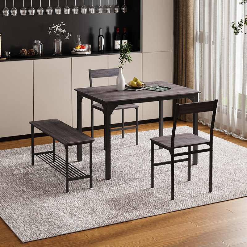 4 - Person Dining Set, Grey