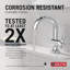 Robinet de salle de bain Albion, robinet de salle de bain monotrou pour meuble-lavabo Albion-99674599