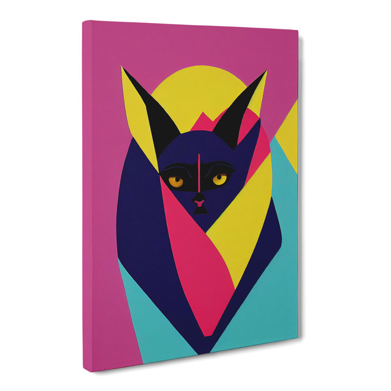 CAN-V0523-181X Bat Pop - Wrapped Canvas Print, 50cm H x 35cm W x 3cm D