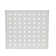 6" Square Shower Drain with Compact Grid Pattern Grate