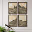 Hillside Walking Path I - Ensemble de 4 reproductions d'art sur toile encadrées-978974409-978974412