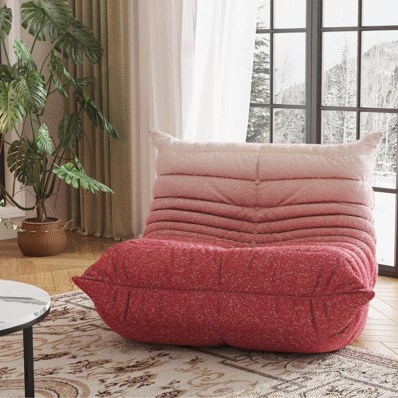 Canapé de fauteuil à billes de 38 po de largeur, sans assemblage, parfait pour la chambre à coucher, le bureau ou le salon