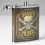 Flacon de hanche en acier inoxydable toxique de qualité danger witchs