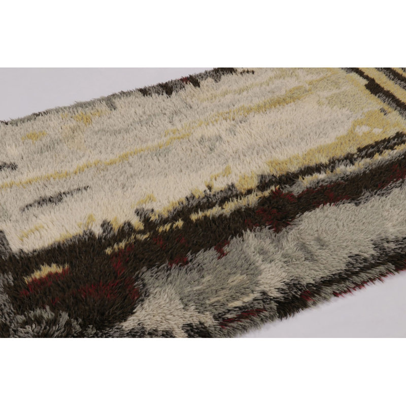 Vintage One-of-a-Kind 3'9" x 6'6" Hand Knotted Area Rug