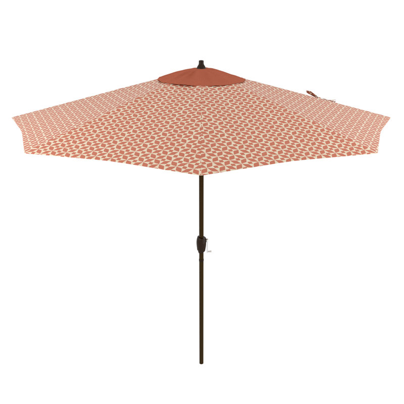 Parasol de marché 9 pi Tayyibah, Marquee pêche - Pacifica Premium