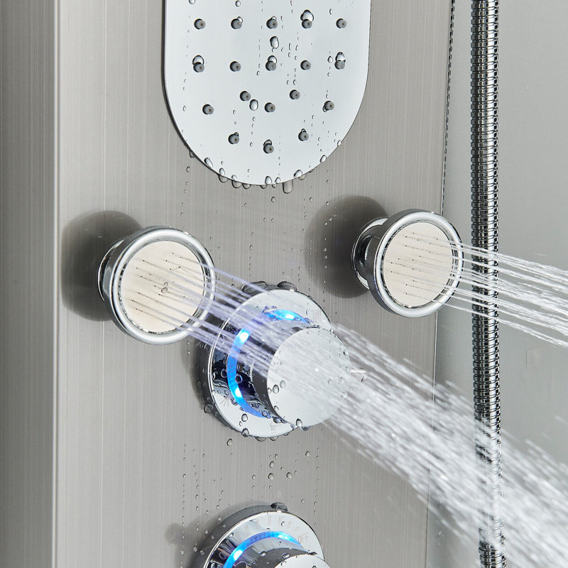 50.78'' Shower Panel with Fixed Shower Head