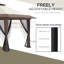 13X13FT Pop Up Gazebo, Mosquito Net For Party Use With Double Roof & Sand Bags (Beige)