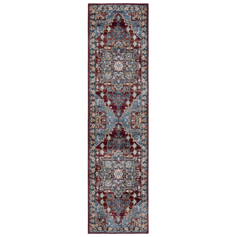 Bayside Performance Machine Washable Oriental Rug, Runner 2'2" x 8'