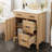 30" bathroom vanity with ceramic sink