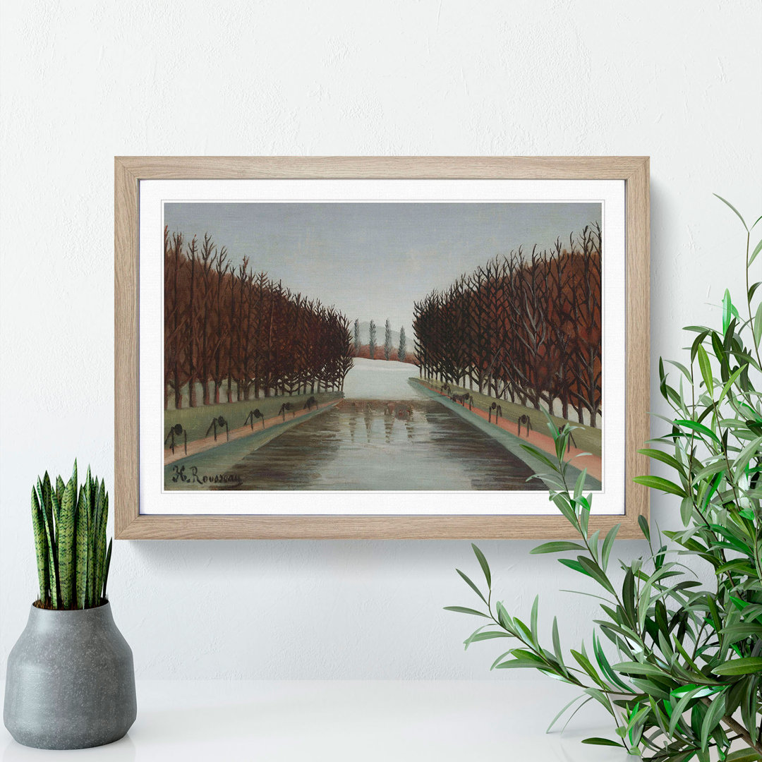 The Canal by Henri Rousseau - Picture Frame Painting