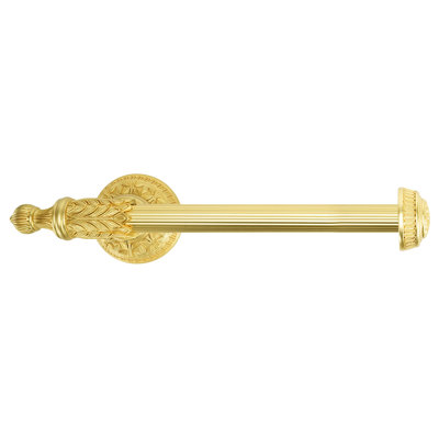 HAMPTON TISSUE BAR RIGHT; SATIN GOLD FINISH