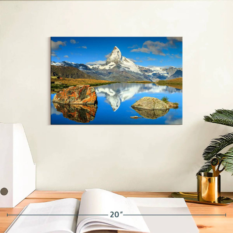 Alvord Matterhorn Mountain Scene, 8" H x 12" W