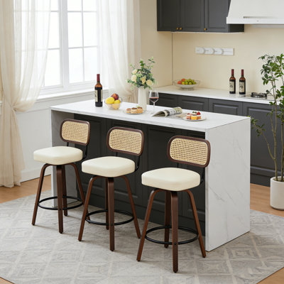 Ensemble de tabourets de bar pivotants de 26 po et chaises pour îlot