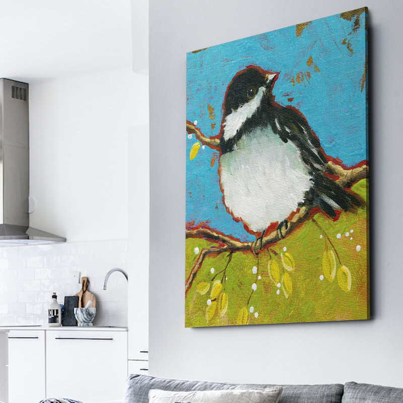 Bright Bird II - reproduction sur toile, H 16 po x l 20 po x P 1,5 po