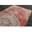 Tapis géométriques, tapis en laine, tapis de chambre rose, tapis 4,1 x 7,8 pi, tapis turc, tapis rétro