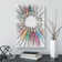 Rainbow Coloured Pencils In Abstract - Wrapped Canvas Print