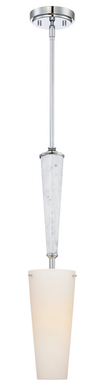 Maegan 1 - Light Chrome Single Pendant