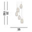 Ruari 5-Light Cluster Chandelier-1000649256