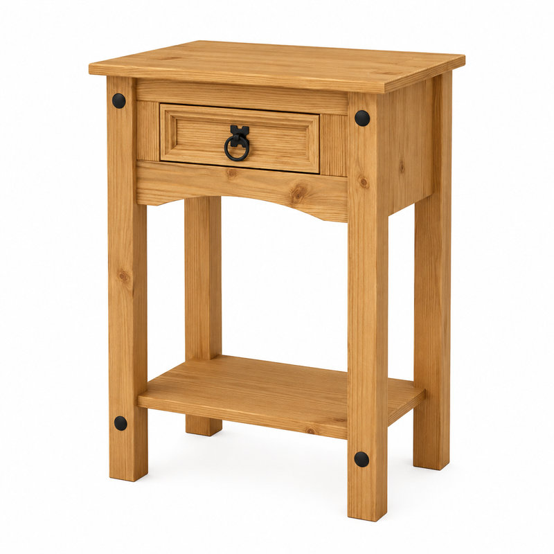 Achiles 54.4Cm Solid Wood Console Table, 73cm H x 50cm W x 31cm D