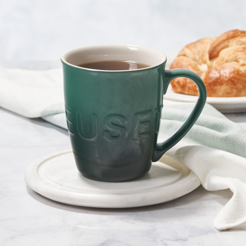 Le Creuset 20Oz. Stoneware XL Logo Mug, Sea Salt