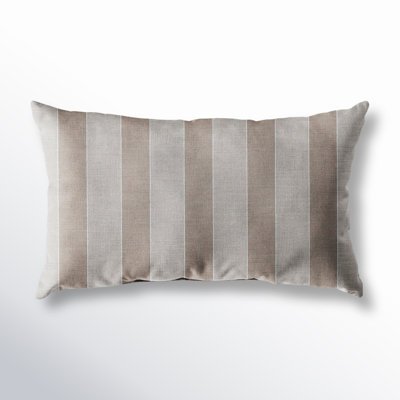 Dorian Striped Indoor/Outdoor Lumbar Throw Pillow