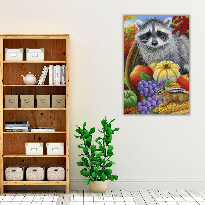 Fall Bounty - reproduction d'art sur toile, H 60 po x l 40 po